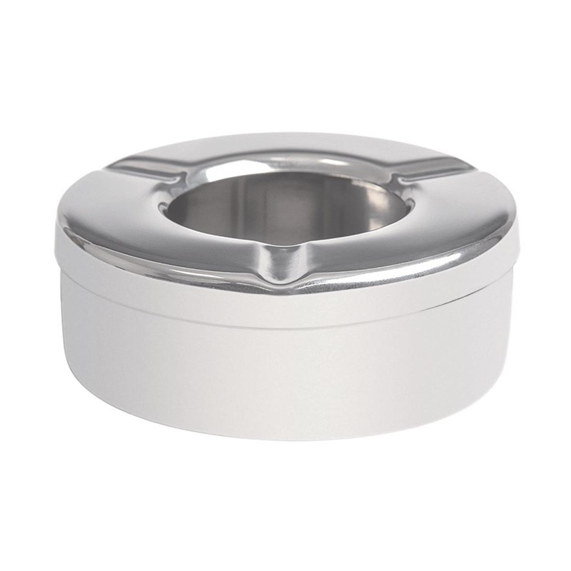 Olympia Olympia Asbak windvrij Ø9cm. RVS | Per 6 stuks, foto 3 van 4