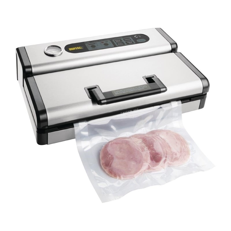 Buffalo Buffalo Vacumeermachine RVS | Sealbalk 30cm | 130W, foto 2 van 3