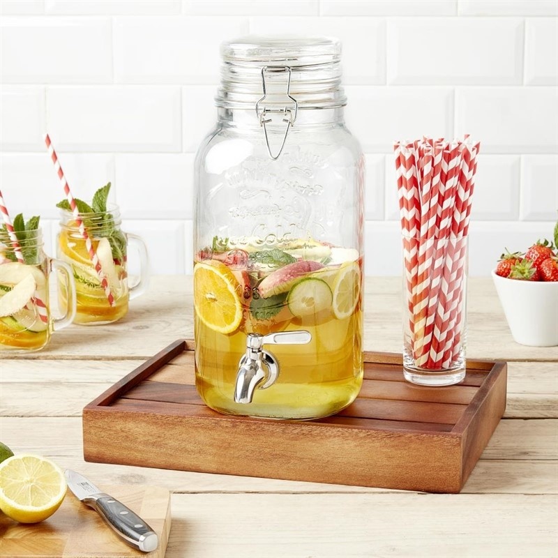 Olympia Olympia Drankdispenser met tekst en klemdeksel 3,6 liter, foto 6 van 6