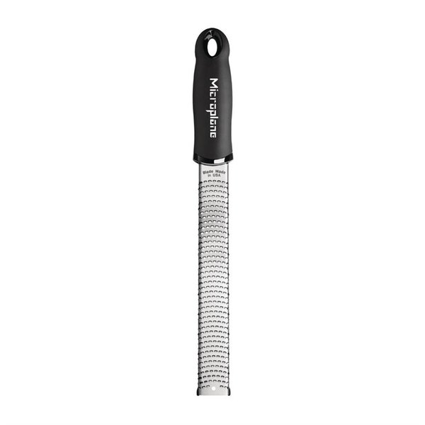 Microplane MicroplaneRasp en zesteur met softgrip handvat zwart | 32.5x3.5cm.