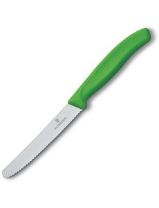 Victorinox Victorinox gekarteld tomatenmes groen 11cm