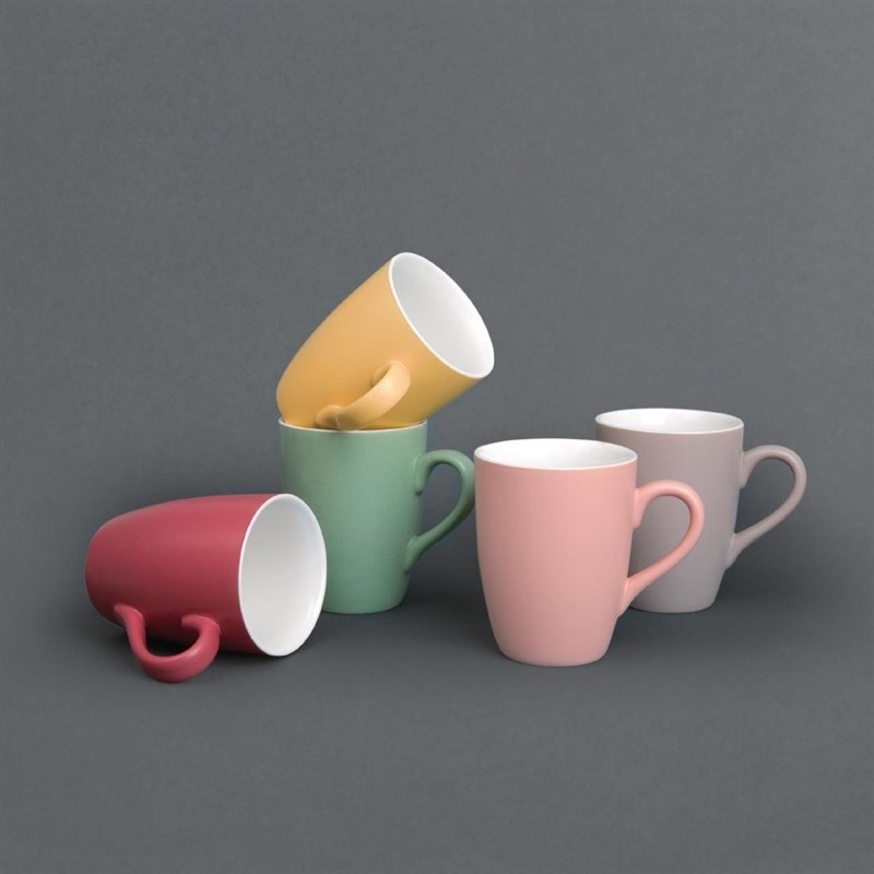 Olympia Olympia Pastel mok rood 34cl, foto 4 van 5
