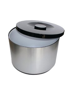 Beaumont IJsemmer met deksel aluminium 10 liter | Metaal-look wrap