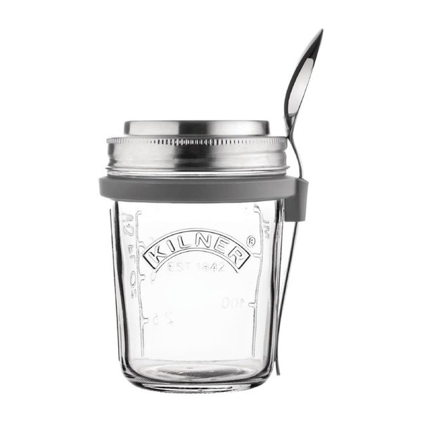 Kilner Kilner Weckpot met RVS deksel 350 ml. | 20Hx11x14 cm. | 6 stuks