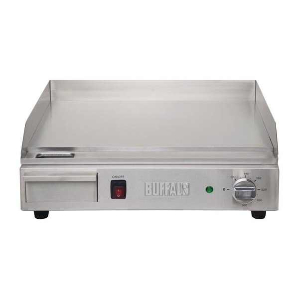 Buffalo Bakplaat bakoppervlak 520x330cm. Heavy duty | 2200W /230V | 52.5x46.5xH20cm.