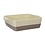 Olympia Olympia Braadslede van keramiek crème en taupe 4,2 liter | 32.5x26.5xH9cm.