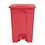 Jantex Jantex Pedaalemmer afvalbak 45 Liter rood | 40x40xH60 cm.