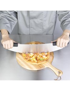 Vogue Pizzasnijder mes uit één stuk RVS | 52xH12.5 cm.