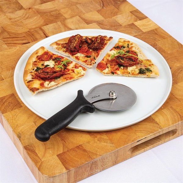 Vogue Vogue Pizzasnijder met stevig handvat zwart Ø10 cm.