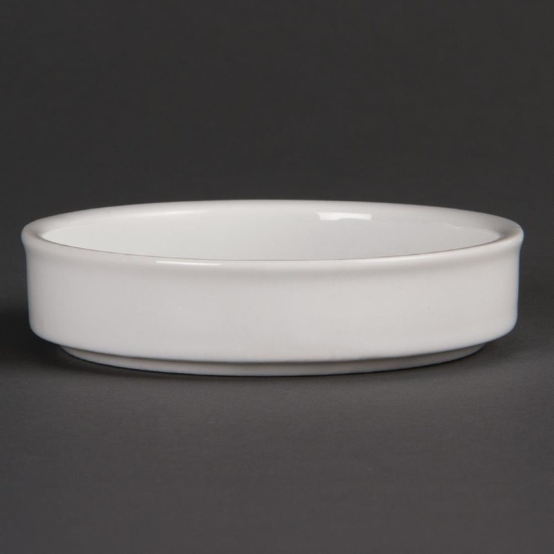 Olympia Whiteware stapelbare tapasschaaltjes Ø10,2cm | 6 stuks, foto 2 van 2