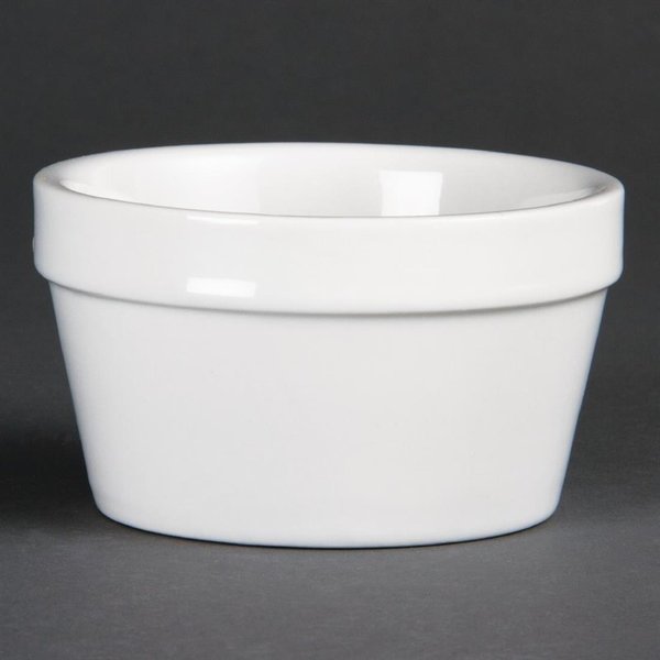 Olympia Olympia Ramekin wit stapelbaar porselein | Ø9.5xH4.5 cm. | 6 stuks