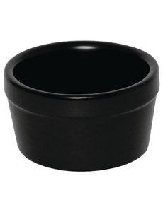 Olympia Ramekin mat zwart stapelbaar | Ø9,5xH4.5 cm. | 6 stuks