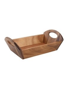 T&G Woodware Broodschaal acaciahout met handvatten | 31x18xH9.8cm.