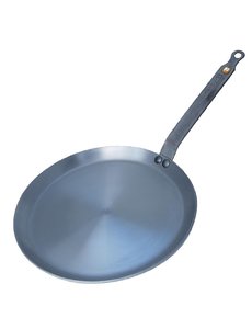 de Buyer Mineral B blauwstalen crêpepan Ø 24cm | Alle warmtebronnen