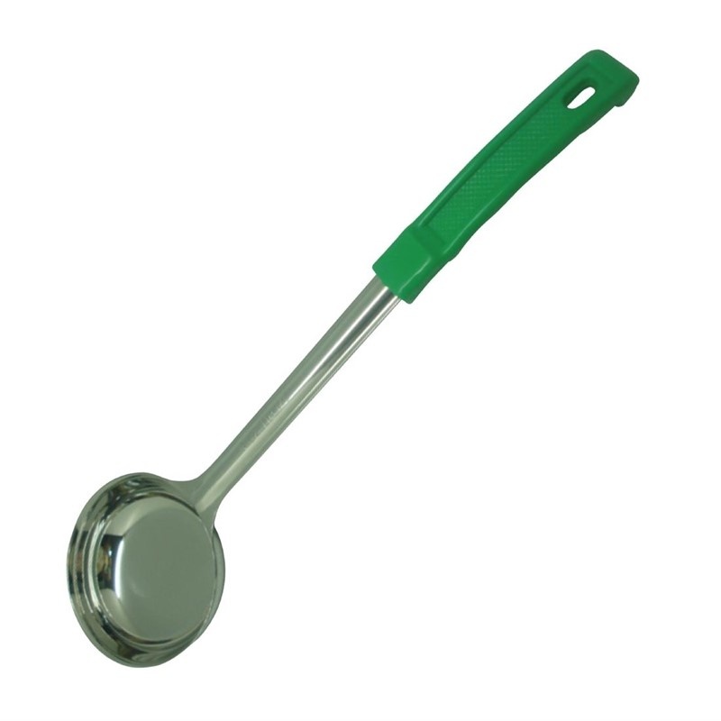 Vogue Kleurcode opscheplepel groen 12cl | Lengte 35 cm.