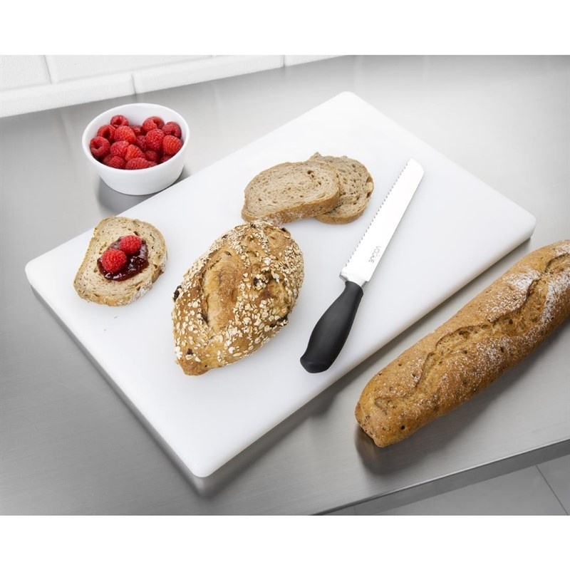 Hygiplas Hygiplas LDPE extra dikke snijplank wit | 30x45x2cm | Brood