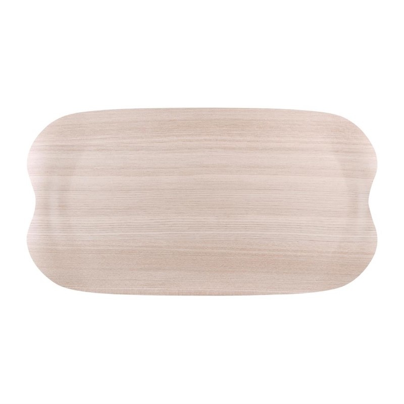 Roltex Roltex Wave dienblad licht houtnerf 43x23cm