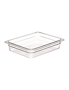 Cambro Camview BPA vrij GN 1/2. Transparant. 6,5cm diep. Inhoud: 3,9L.