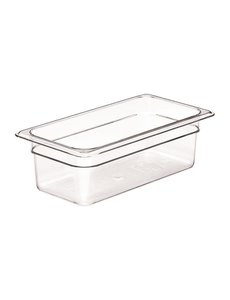 Cambro Camview BPA vrij GN 1/3. Transparant. 10cm diep. Inhoud: 3,6L.