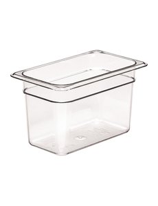 Cambro Camview BPA vrij GN 1/4. Transparant. 15cm diep. Inhoud: 3,7L.