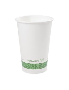 Vegware Composteerbare koffiebekers wit 45cl | 1000 stuks