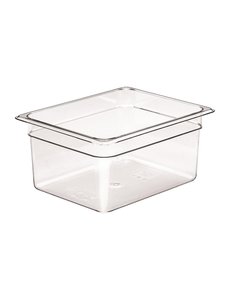 Cambro Camview BPA vrij GN 1/2. Transparant. 10cm diep. Inhoud: 5,9L.