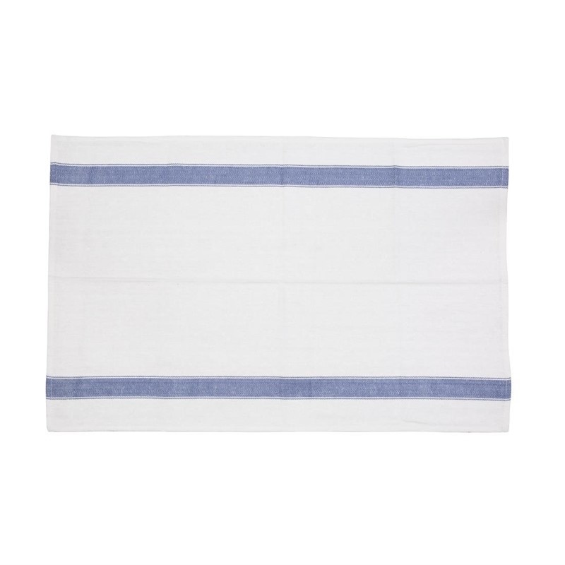 Vogue Vogue Theedoek blauw zware kwaliteit 76x51 cm., foto 3 van 3
