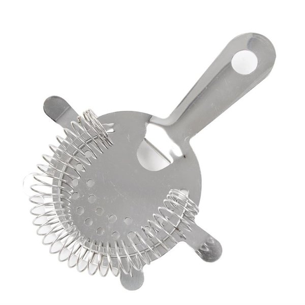 Cocktail strainer Hawthorne met 4 tanden