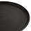Olympia Olympia Canvas zwarte borden met smalle rand Ø26,5cm | Per 6 stuks