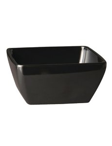 APS Pure vierkante melamine kom zwart 14cl. | 9x9cm