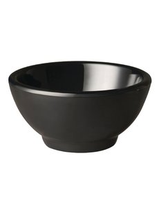 APS Pure ronde melamine kom zwart 9cl. | Ø9cm