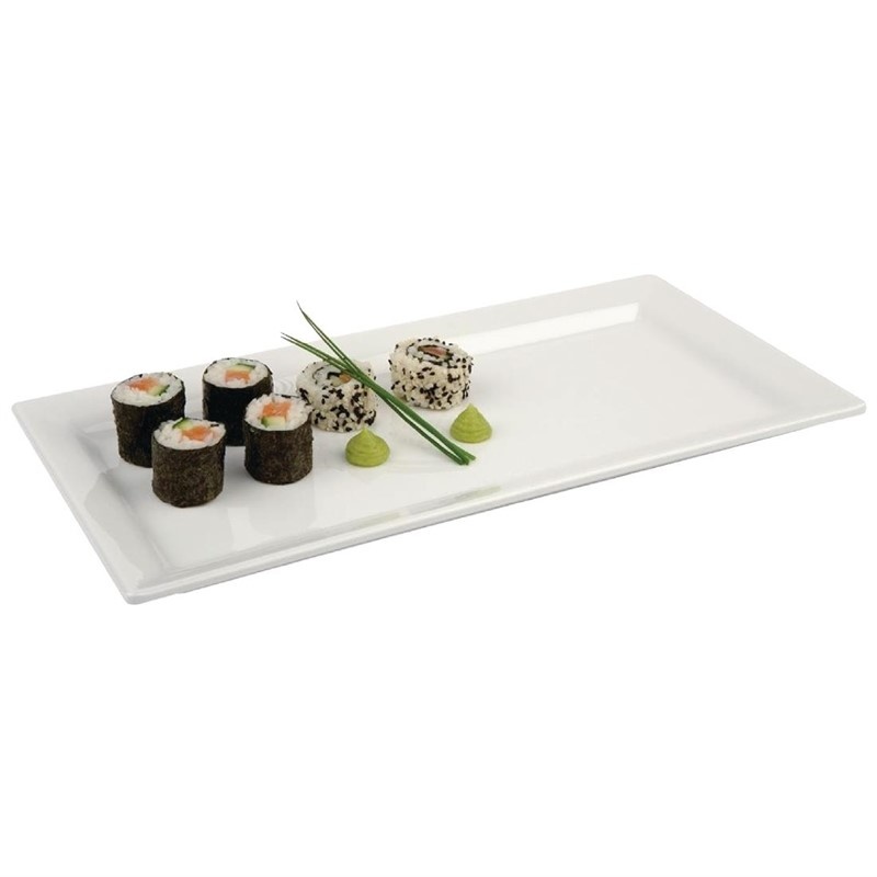 APS APS Pure Serveerschaal rechthoekig melamine wit | 35,5x18cm, foto 2 van 2