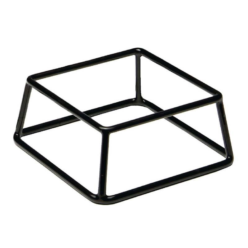 APS APS Buffetstandaard laag zilver | 18x18xH8cm