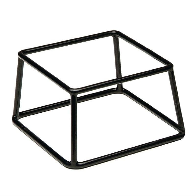 APS APS Buffetstandaard medium zilver | 18x18xH10cm