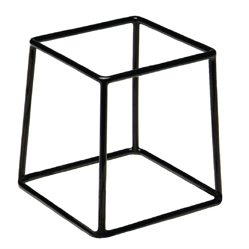 APS APS Buffetstandaard hoog zwart | 18x18xH18cm