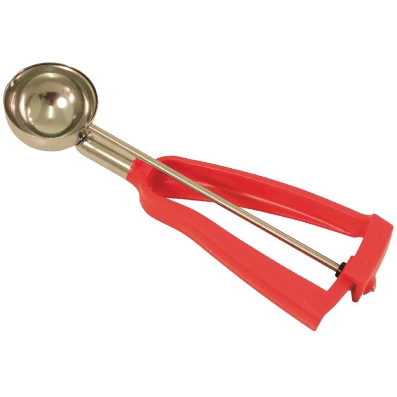 Bonzer Portioneerlepel rood litegrip | Maat 24, foto 2 van 2