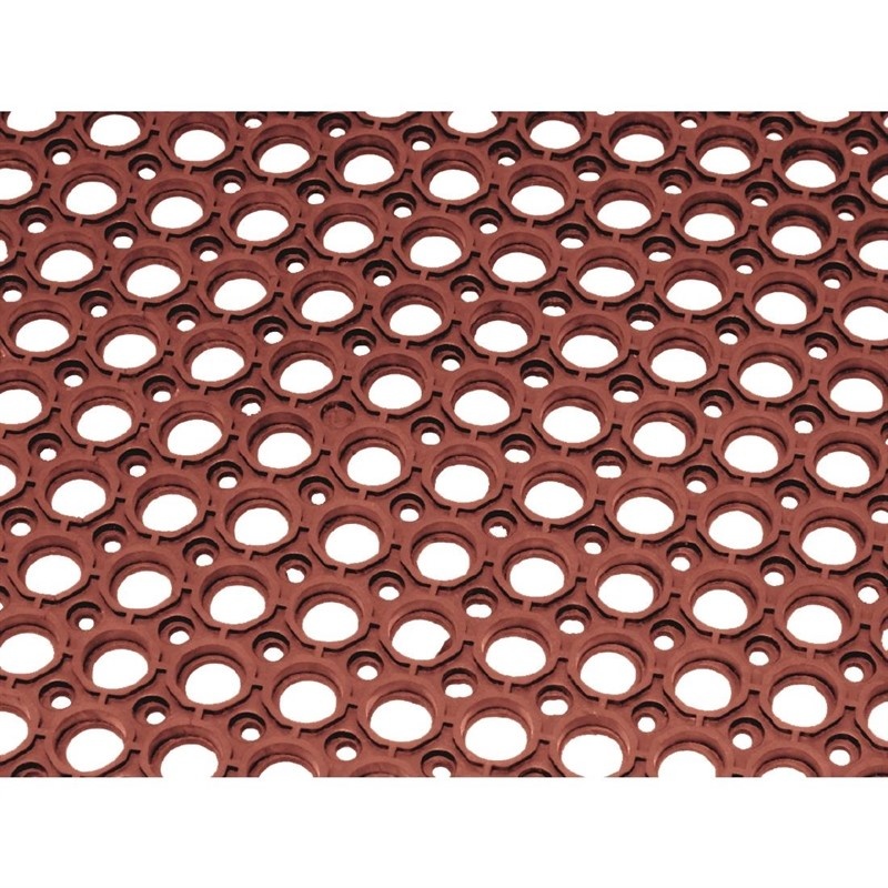 Jantex Jantex Rubberen Anti-Vermoeidheidsmat Rood | 90x150cm, foto 2 van 2