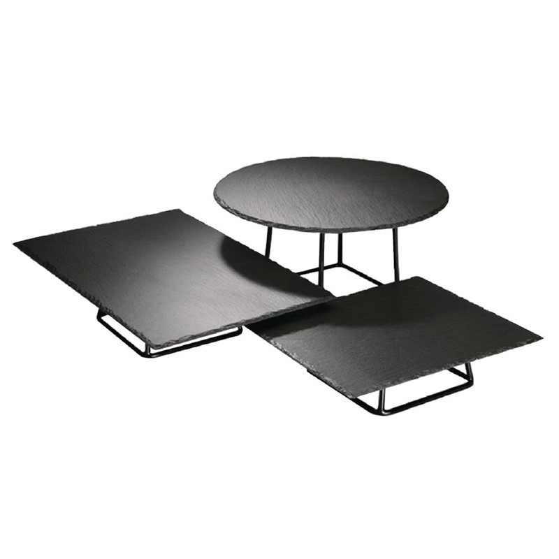 APS APS Buffetstandaard hoog zwart | 18x18xH18cm, foto 2 van 2