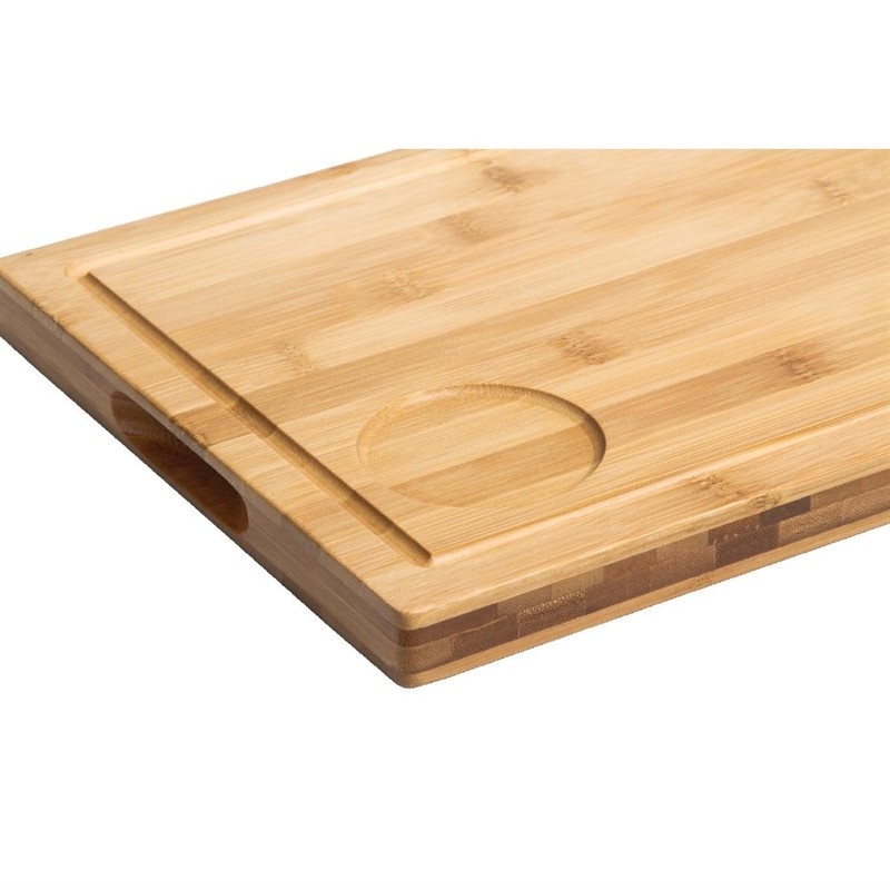 Olympia Olympia Bamboe steakplank groot met sapgeul | 31x24 cm., foto 2 van 2