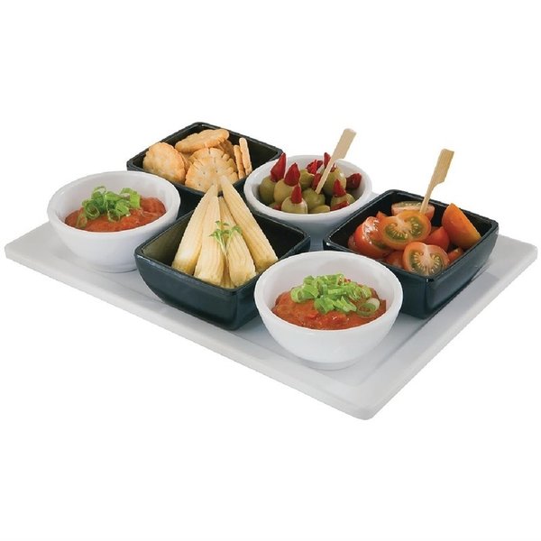 APS APS Pure Serveerschaal rechthoekig melamine wit | 35,5x18cm