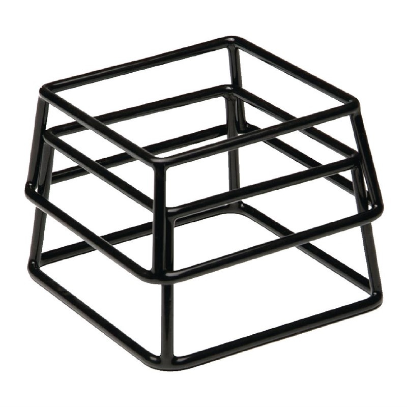 APS APS Buffetstandaard laag zilver | 18x18xH8cm, foto 3 van 3