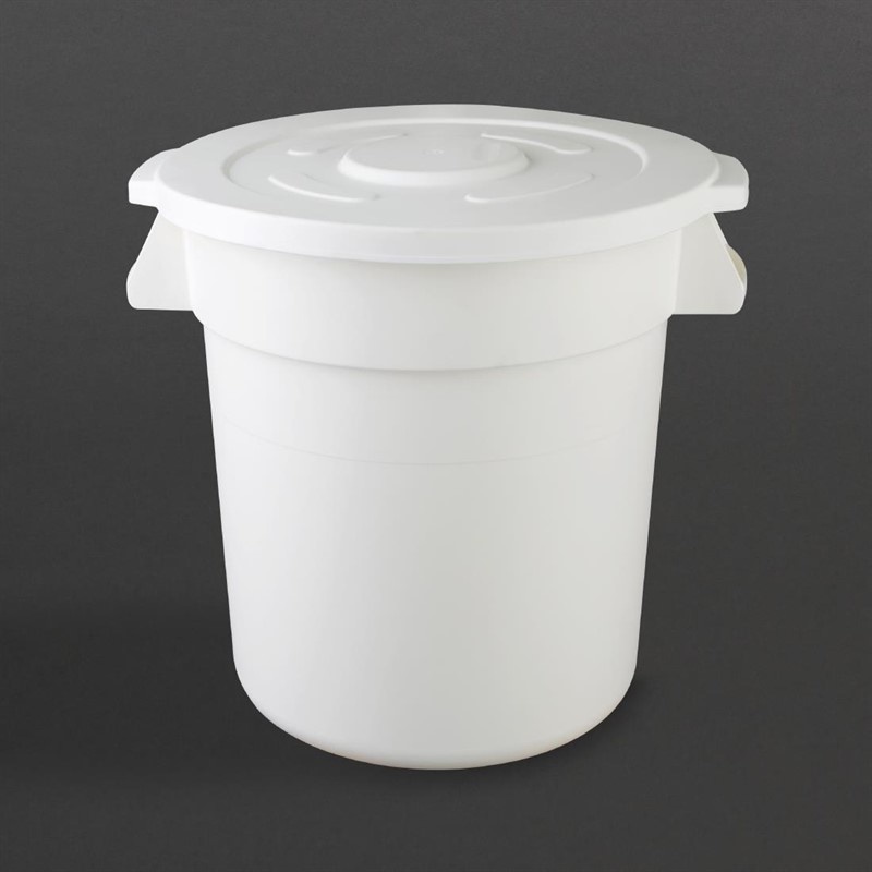 Vogue Vogue ronde voorraadcontainer wit 38L