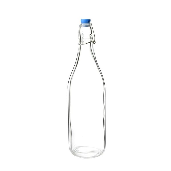 Olympia Olympia Waterfles met beugel glas 1 liter  | 6 stuks