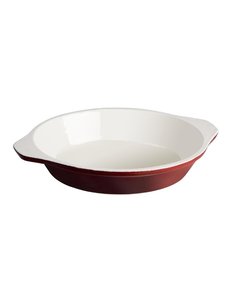 Vogue Vogue ronde gietijzeren gratineerschaal rood 0,4L