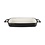 Vogue Vogue Rechthoekige gietijzeren ovenschaal zwart 1,8L | 4(h)x37(b)x21,7(d)cm