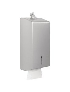 Jantex Toiletpapier dispenser gepolijst RVS | 29.5x12.5xH12cm.