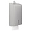 Jantex Toiletpapier dispenser gepolijst RVS | 29.5x12.5xH12cm.