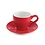 Olympia Olympia Café espresso koppen rood 10cl | 12 stuks