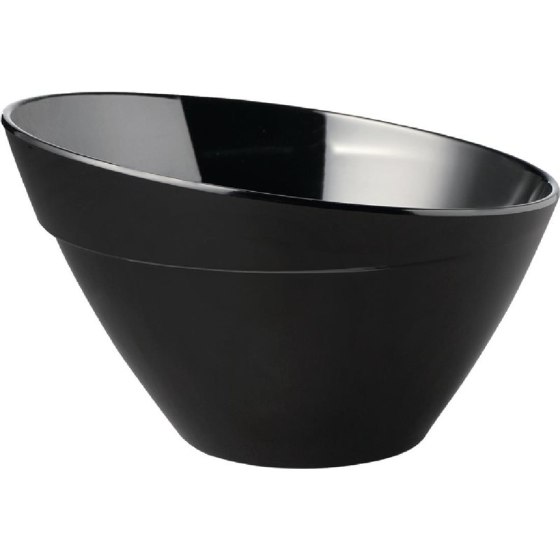 APS APS Balance melamine kom zwart | Ø30xH19.5cm