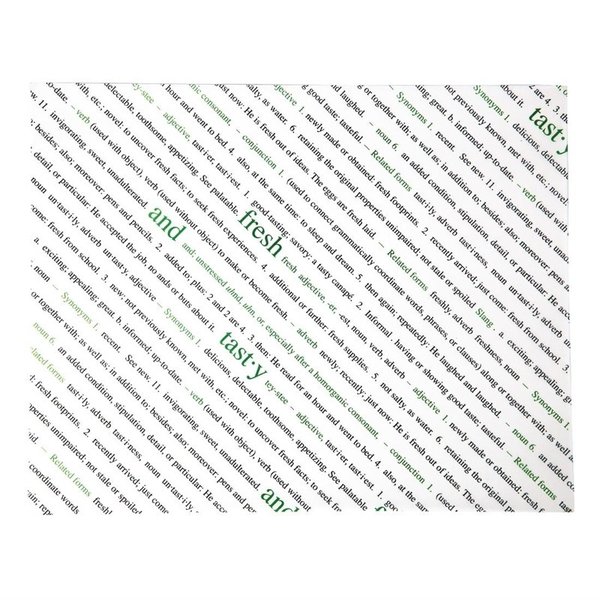 Fresh & Tasty vetvrij papier
